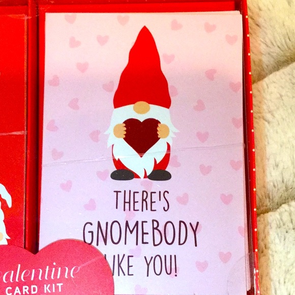24 Gnome Valentines with Erasers & Envelopes - Picture 3 of 7